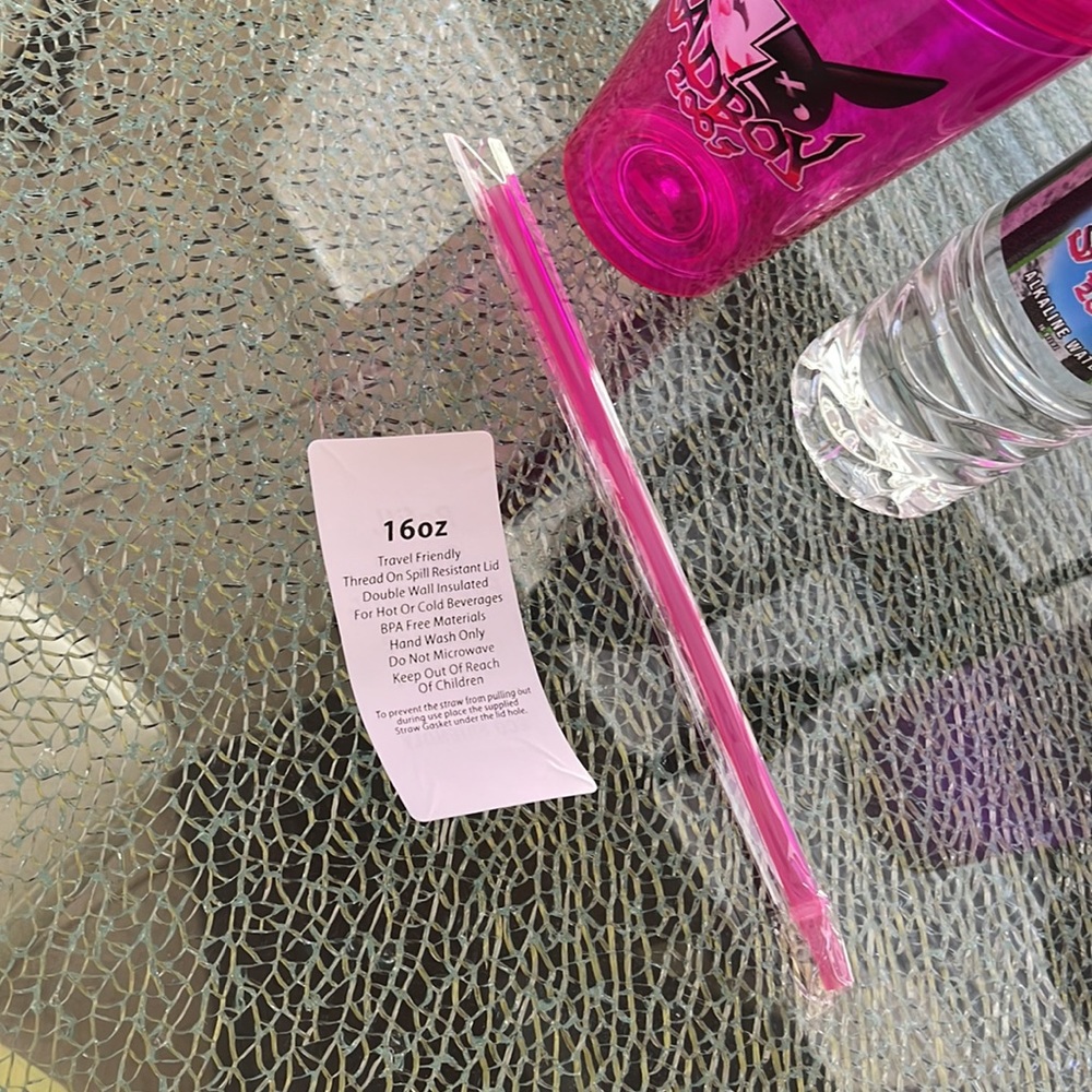 Trisha’s SADBOY2005 16oz. Tumbler/Straw/Water Bottle NWT - Picture 5 of 5